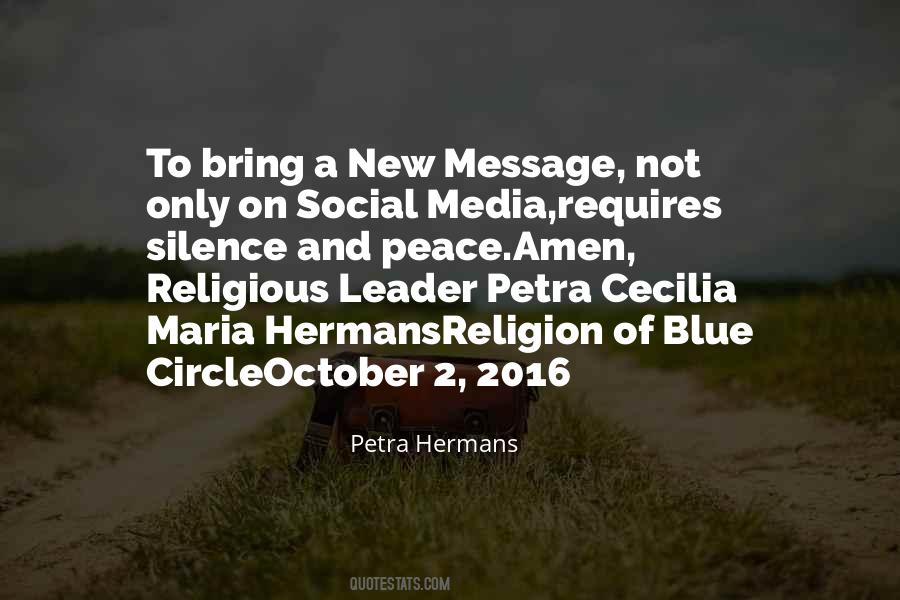 Peace Leader Quotes #1550532