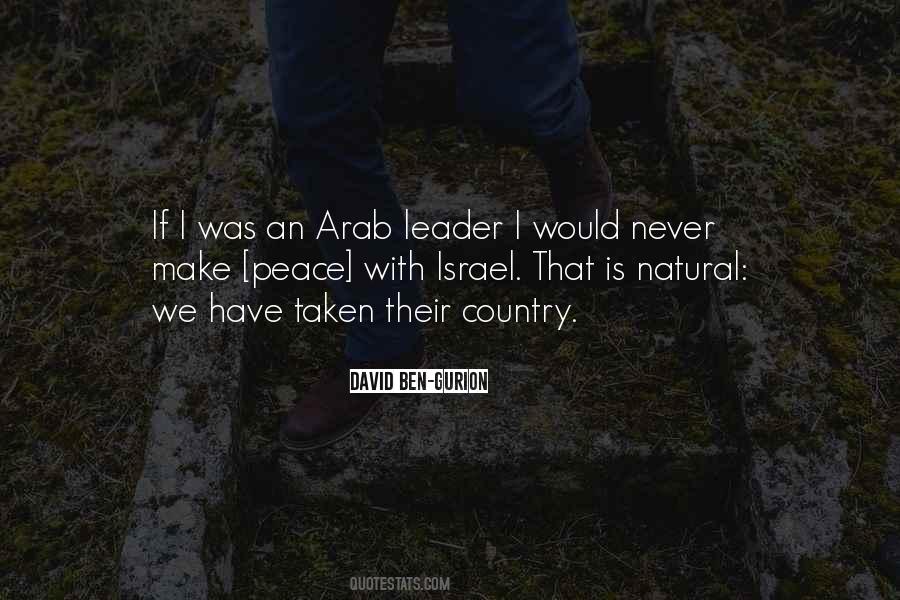 Peace Leader Quotes #1638352