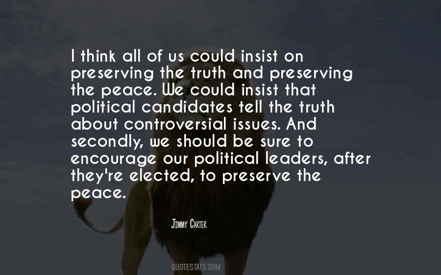 Peace Leader Quotes #687488