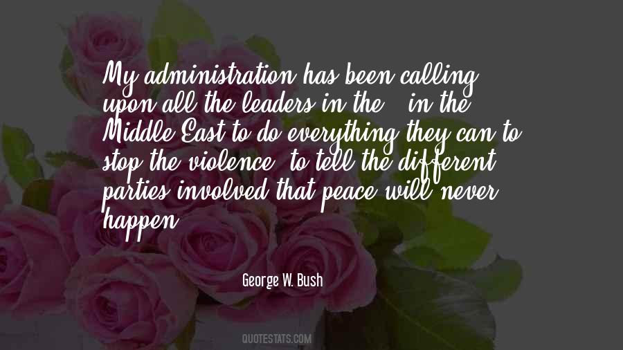 Peace Leader Quotes #972520