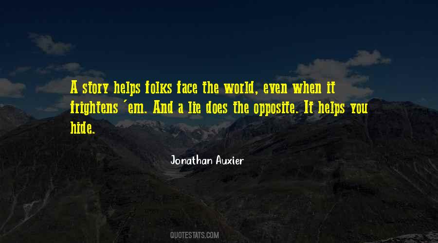 Face The World Quotes #1379838