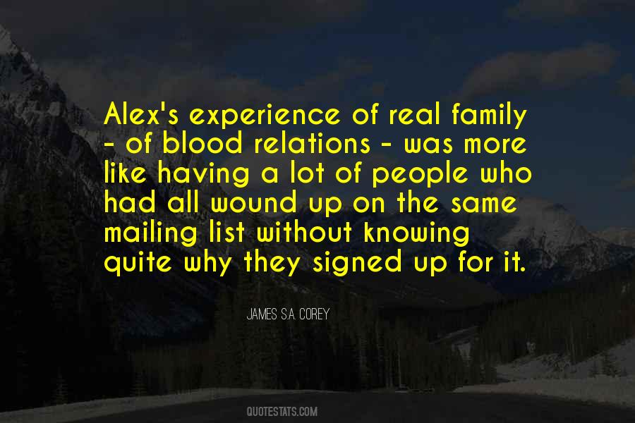 Family Experience Quotes #436434