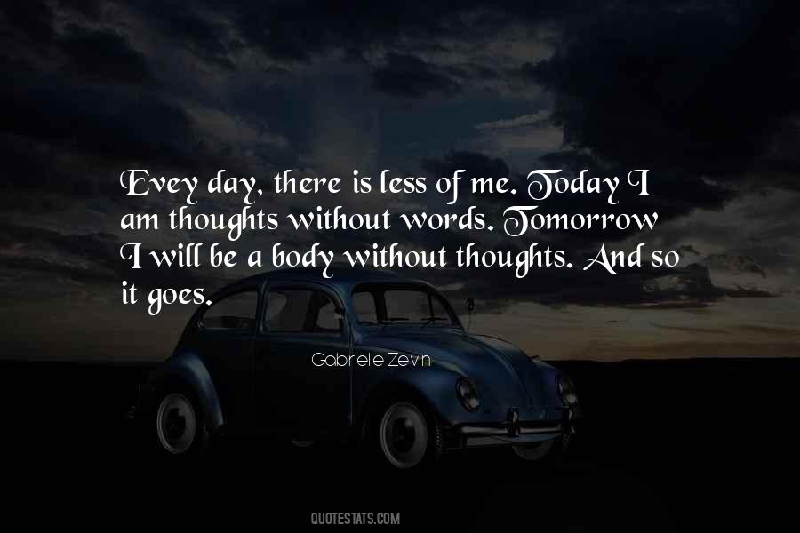 Today Thoughts Quotes #198936