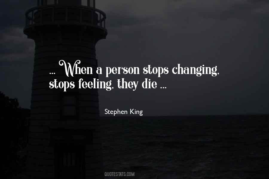 Changing A Person Quotes #696306