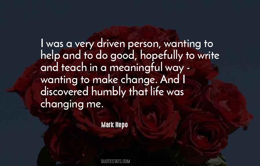 Changing A Person Quotes #870686