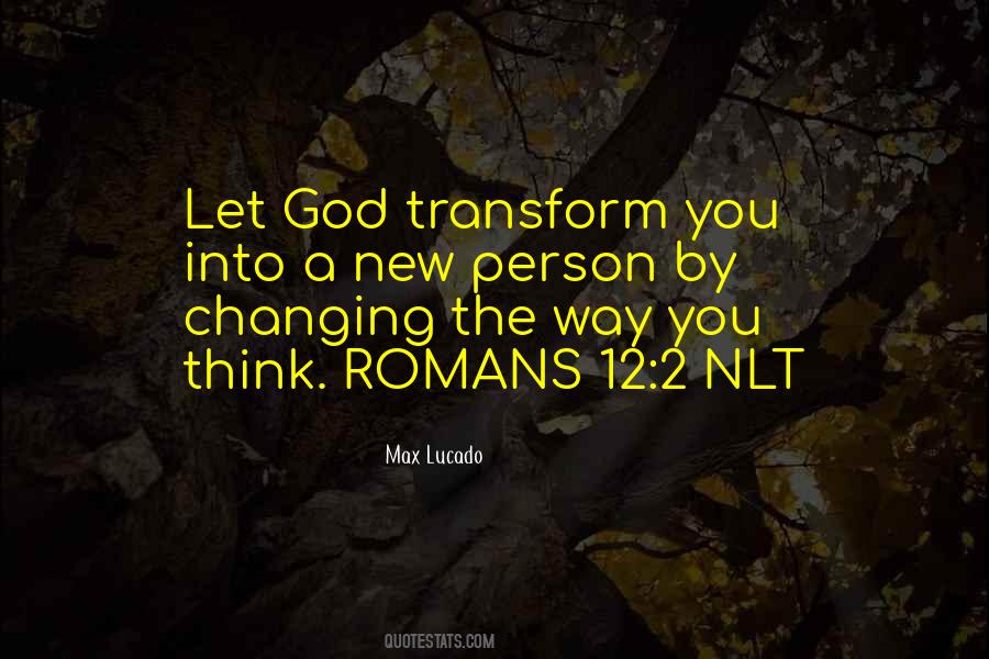 Changing A Person Quotes #923567