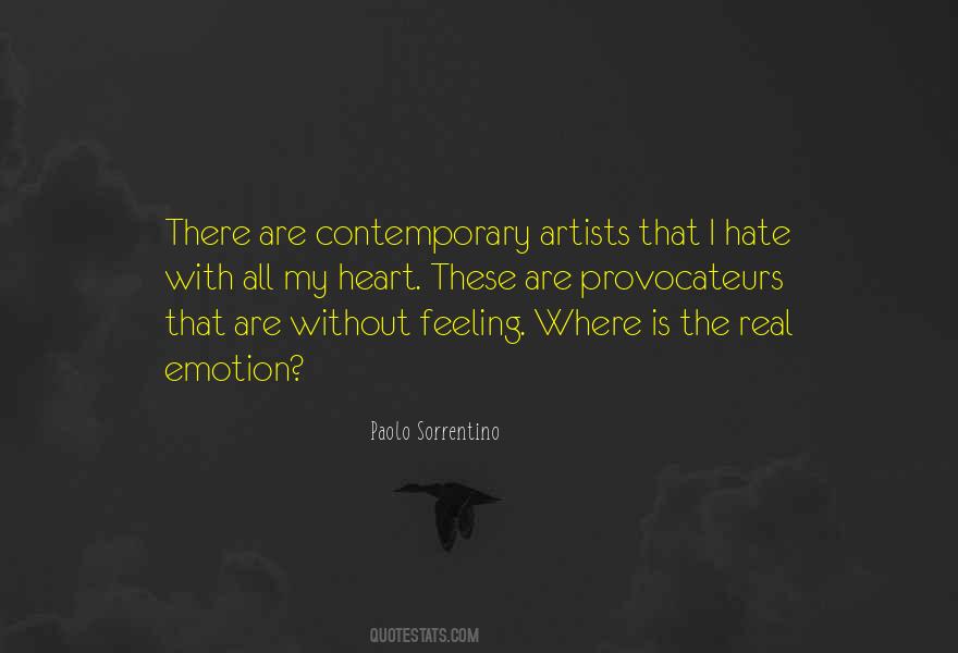 Contemporary Artists Quotes #15477