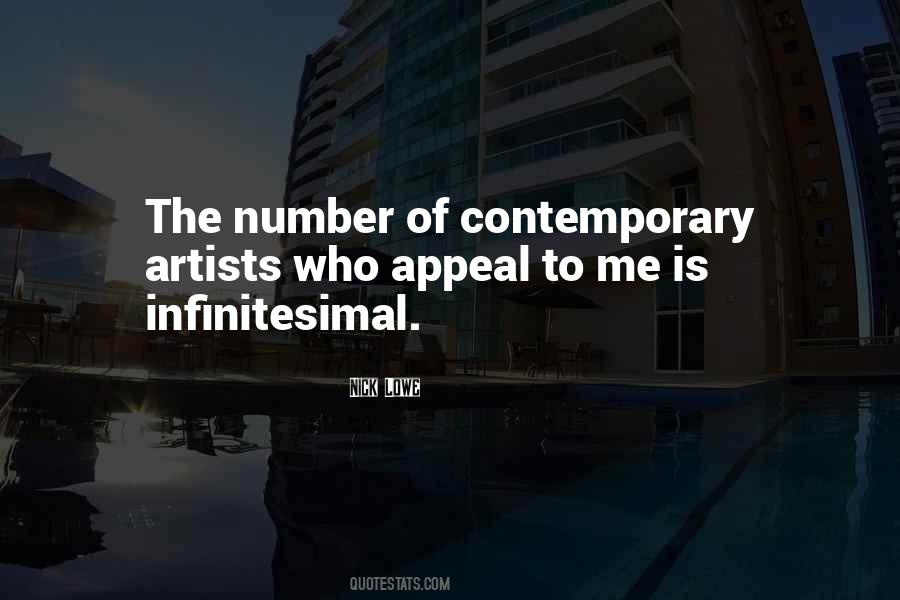 Contemporary Artists Quotes #1742054