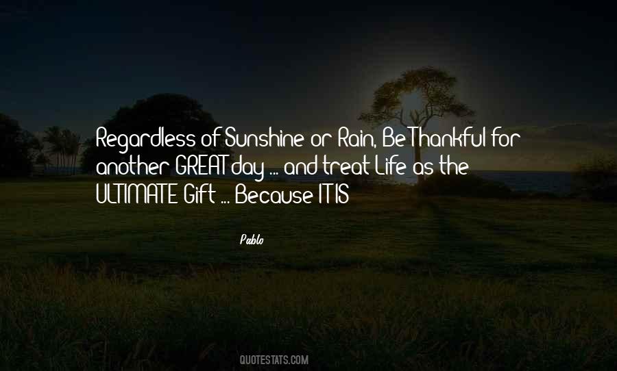 Life Sunshine Quotes #1538119