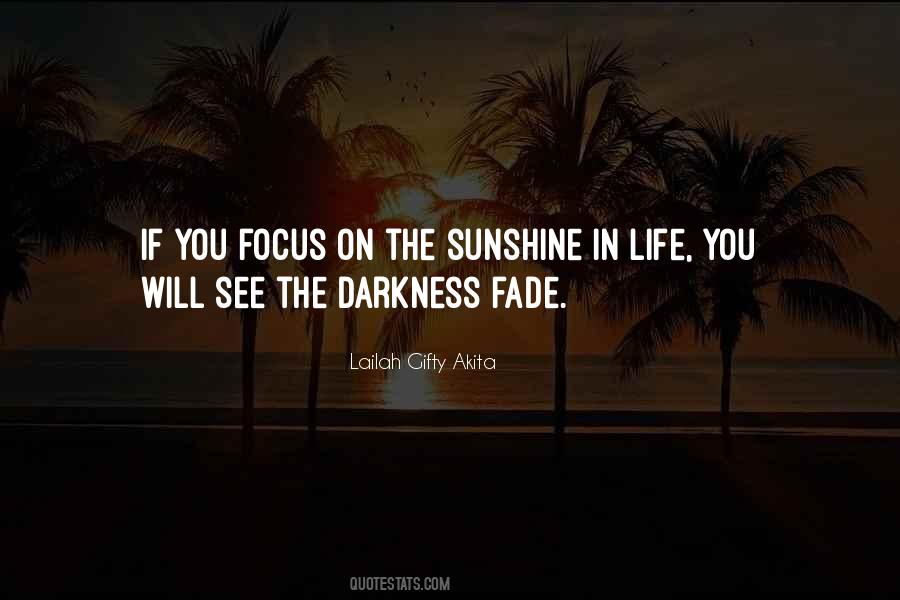 Life Sunshine Quotes #1665567