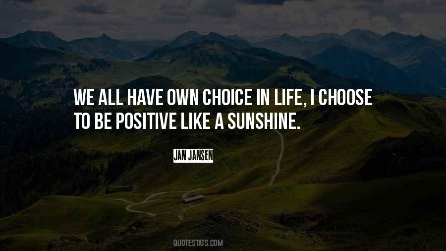 Life Sunshine Quotes #303399