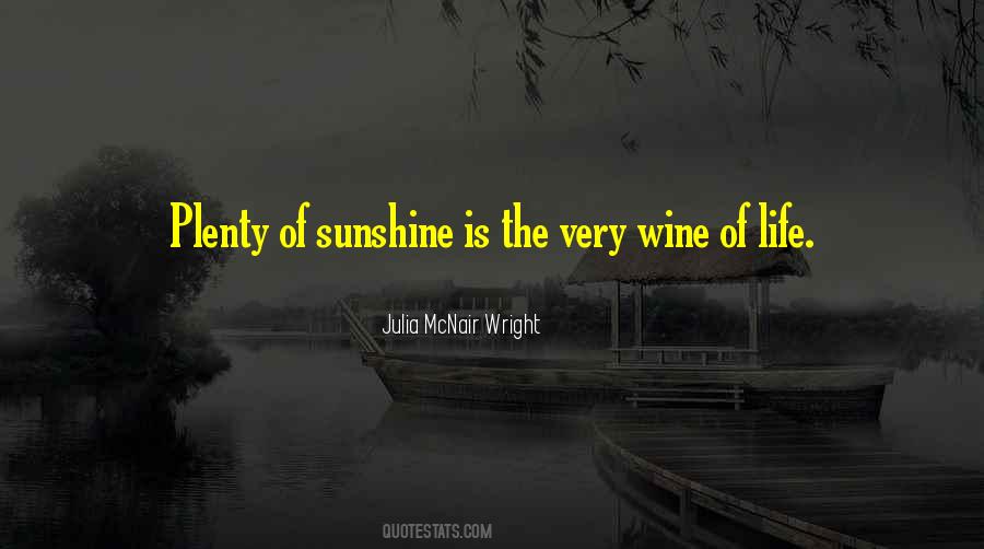 Life Sunshine Quotes #785280