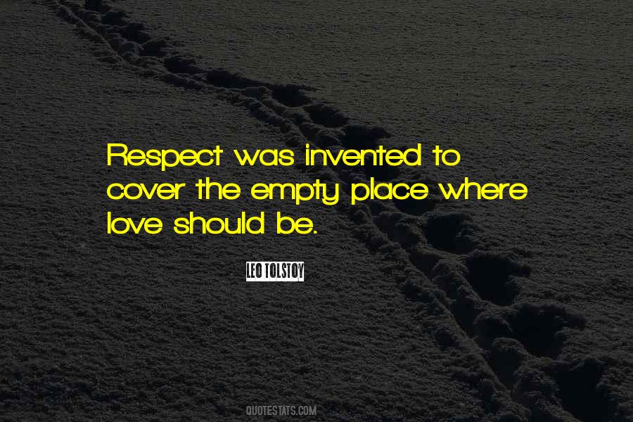 Empty Place Quotes #1585108