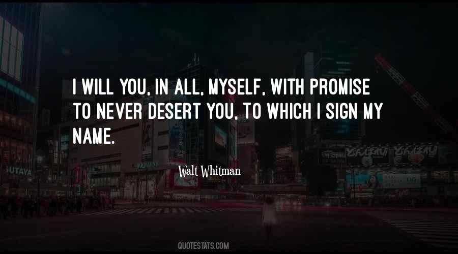 My Promise To You Quotes #1724961