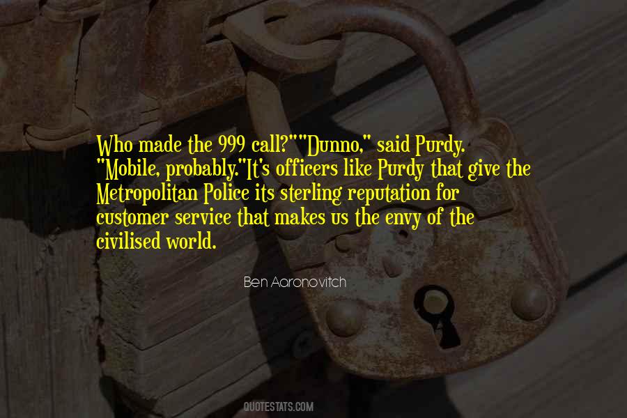 Quotes About Service Police #389080