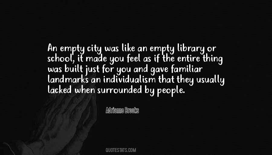 Empty City Quotes #628400