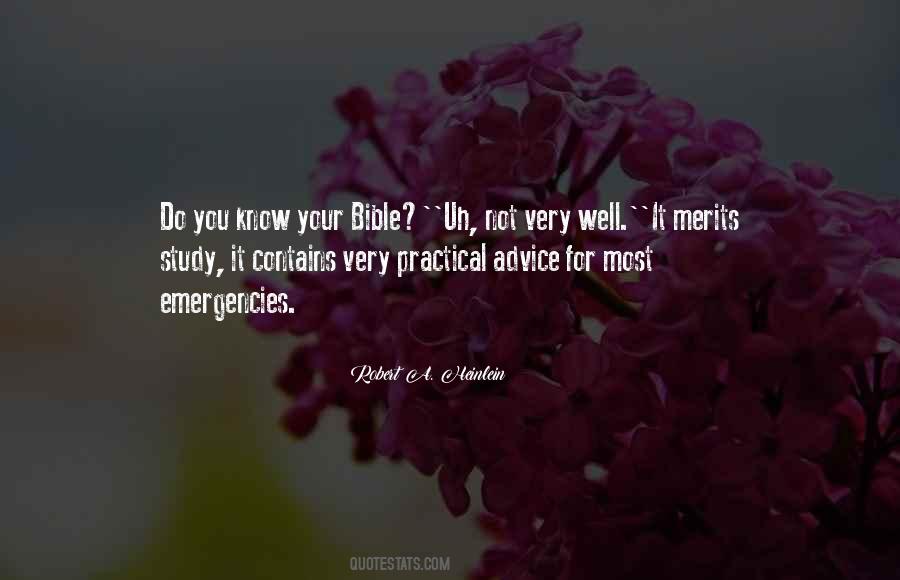 Bible Advice Quotes #237417