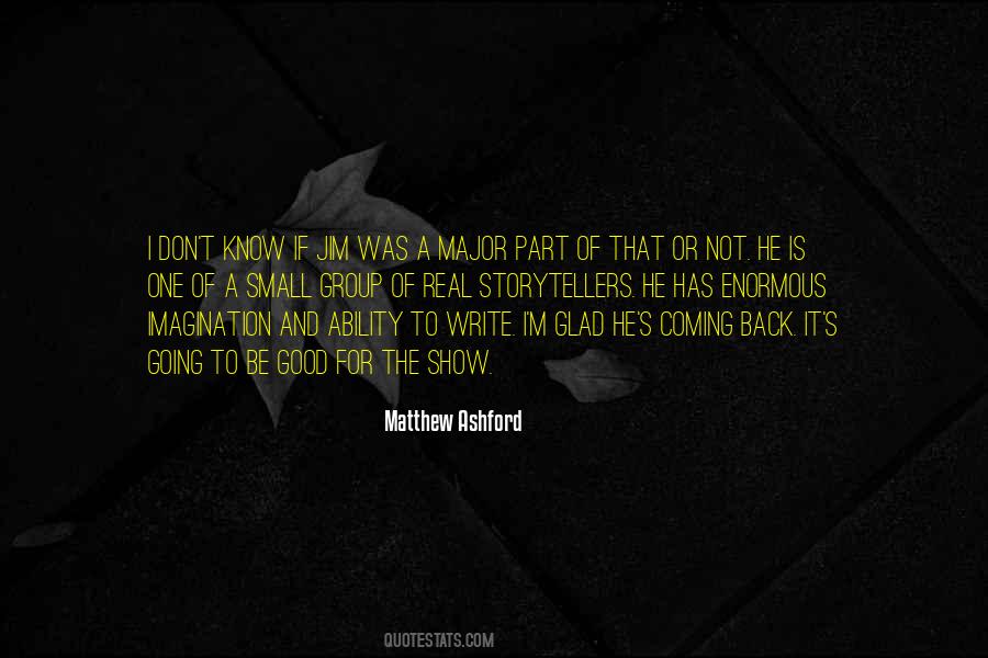 Not Part Of The Group Quotes #508507