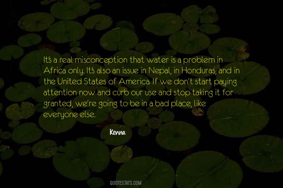 Water Problem Quotes #718124