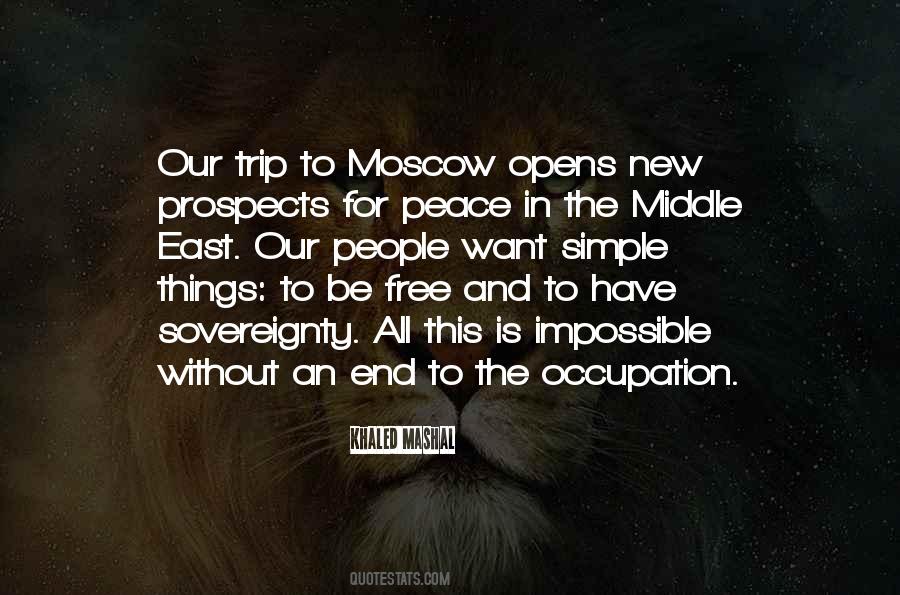 Peace Is Impossible Quotes #1697250