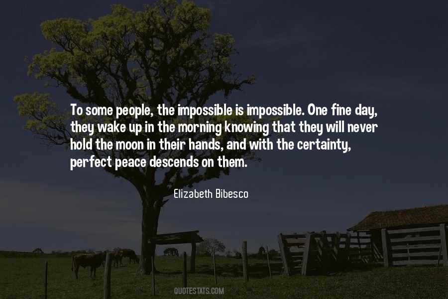 Peace Is Impossible Quotes #224348
