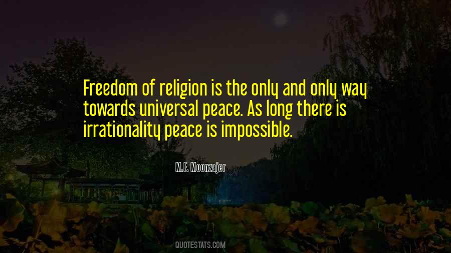 Peace Is Impossible Quotes #880951