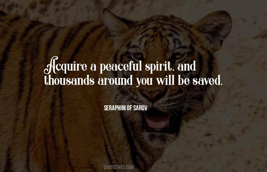 Peaceful Spirit Quotes #615148