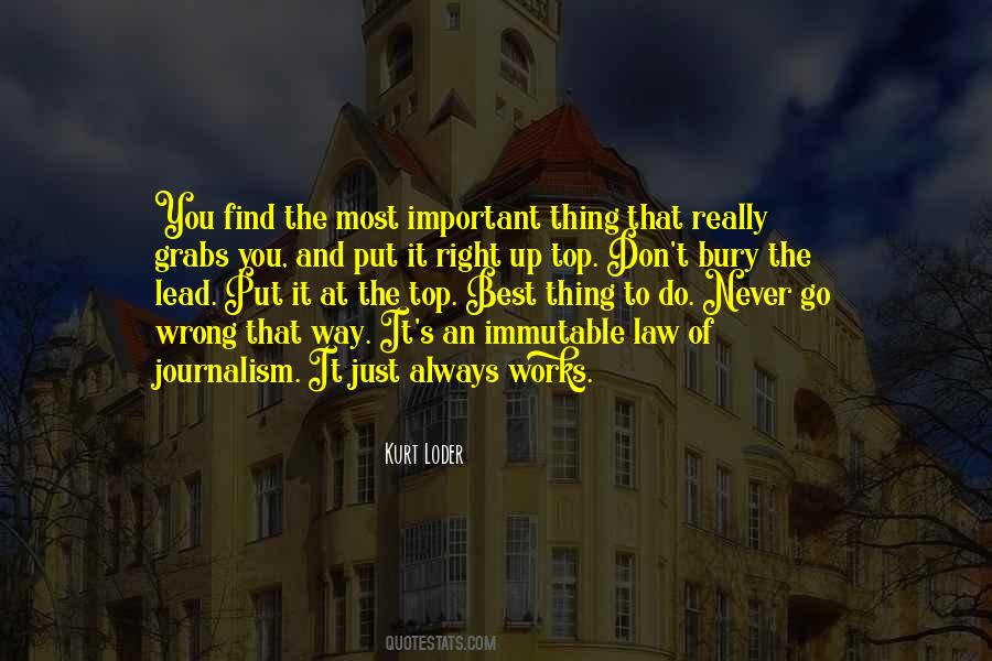 Just Do The Right Thing Quotes #659803