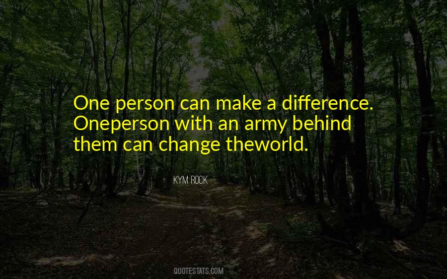 The World Can Change Quotes #127502