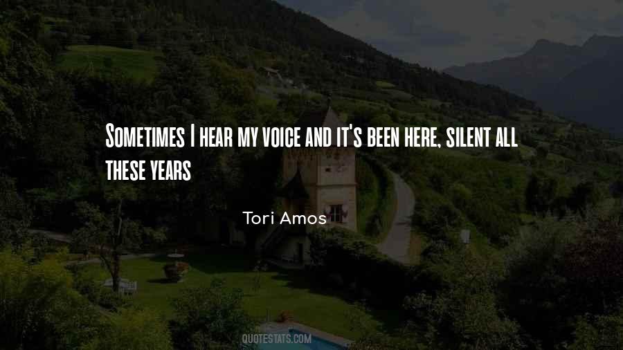 Hear My Voice Quotes #386291