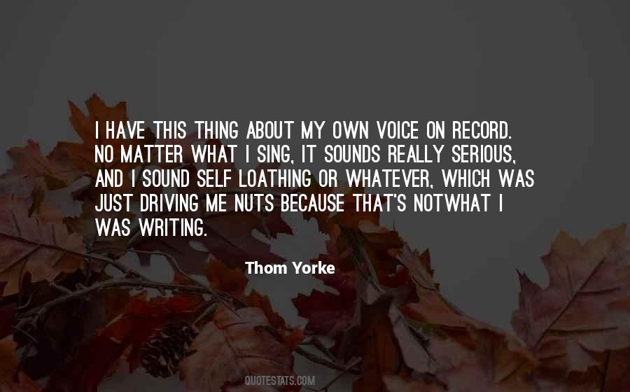 I Sing Because Quotes #1524458