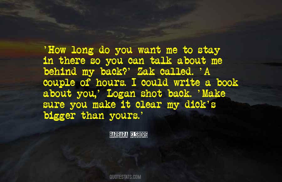 I Could Write A Book Quotes #1039583