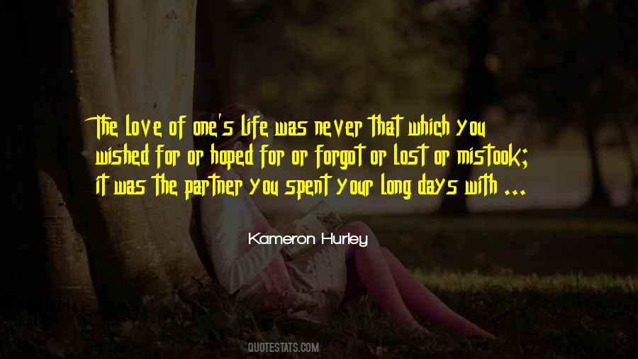 Lost For Love Quotes #1306231