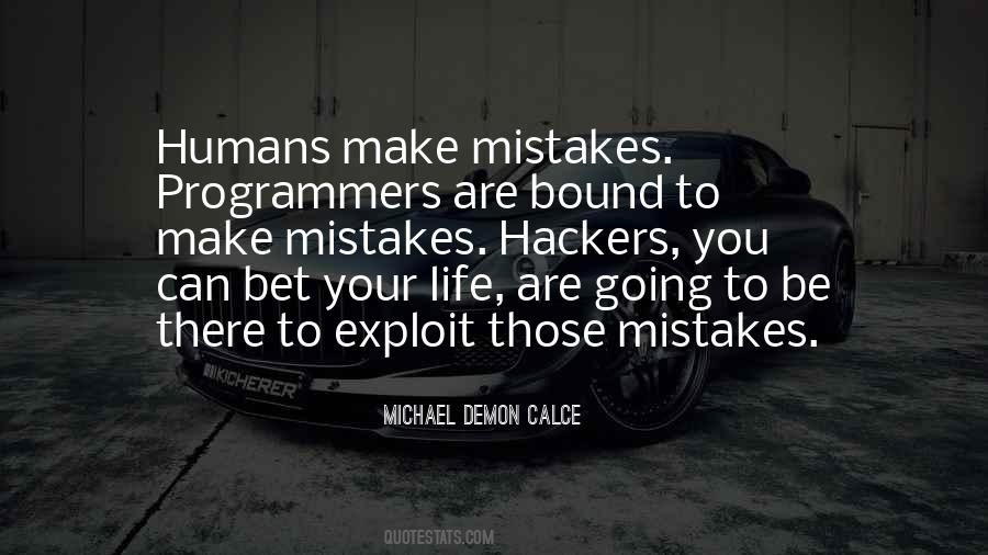 Quotes About Mistakes Humans #1411220