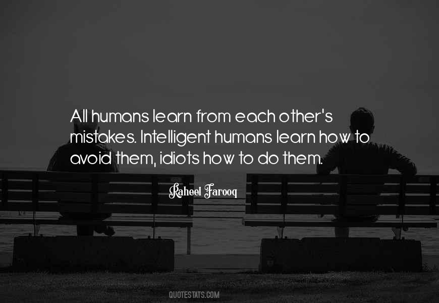 Quotes About Mistakes Humans #1708274