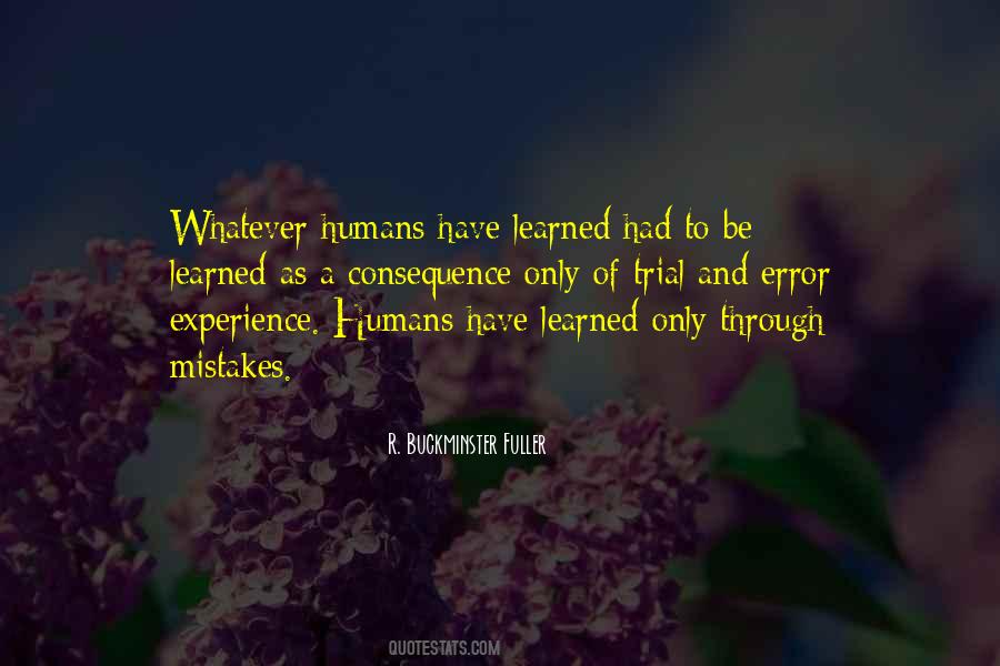 Quotes About Mistakes Humans #998757
