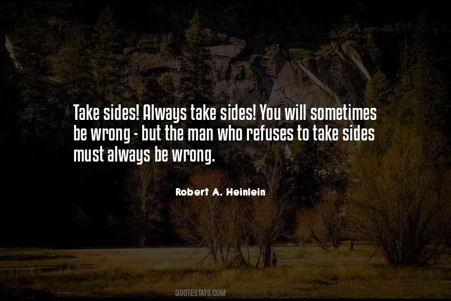 Take A Side Quotes #755169