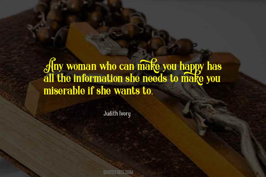 Quotes About How To Make A Woman Happy #1684456