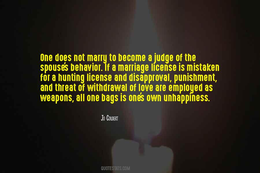 Love Not Judge Quotes #1350402
