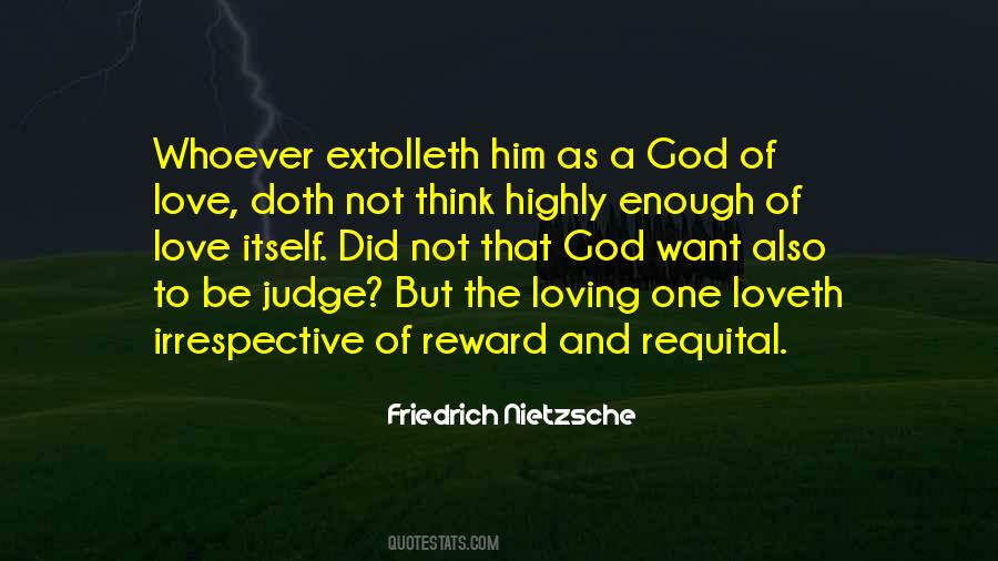 Love Not Judge Quotes #1644414