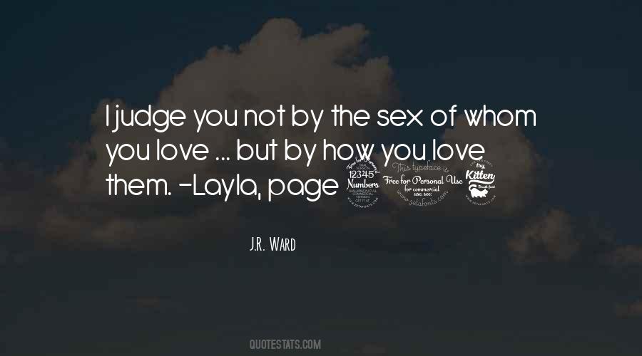 Love Not Judge Quotes #601605