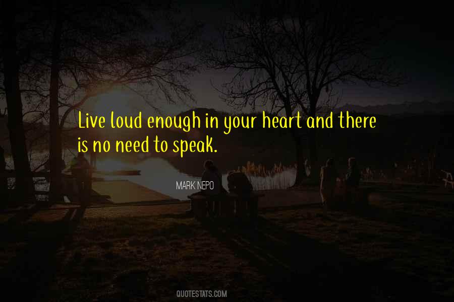 Live In Your Heart Quotes #1228598