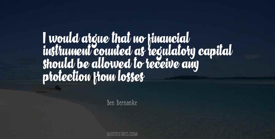 Financial Protection Quotes #217273