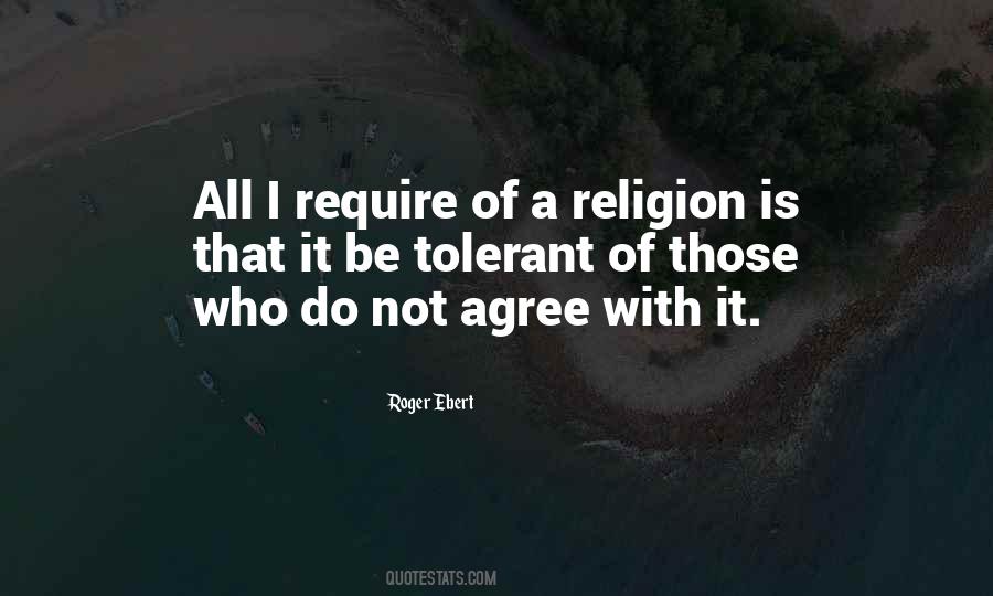 Tolerance Religion Quotes #159401