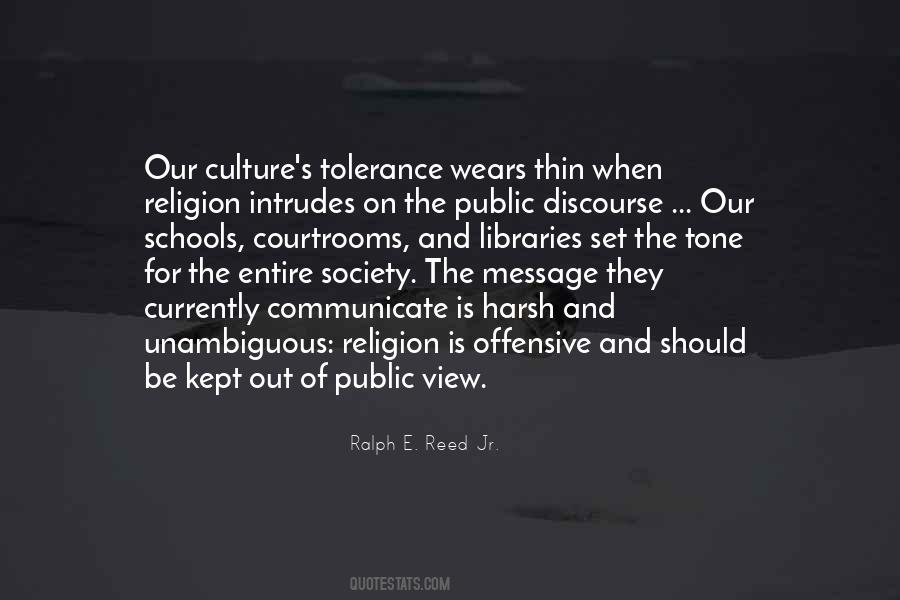 Tolerance Religion Quotes #1619395
