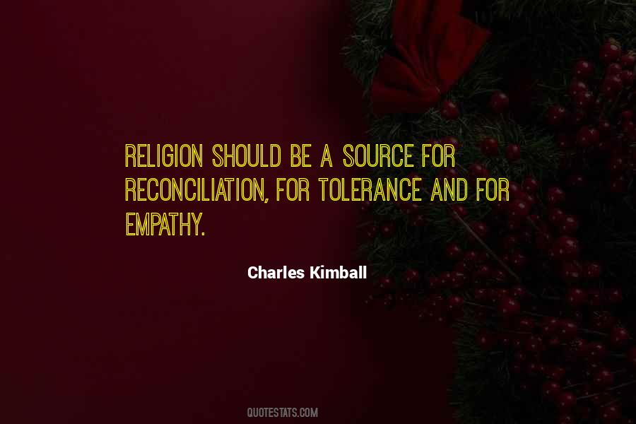 Tolerance Religion Quotes #1803264