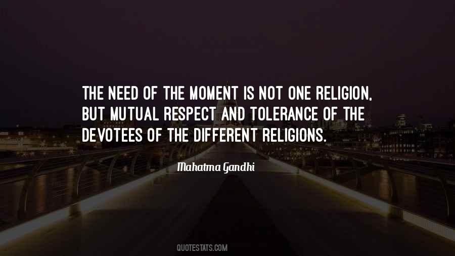 Tolerance Religion Quotes #754021