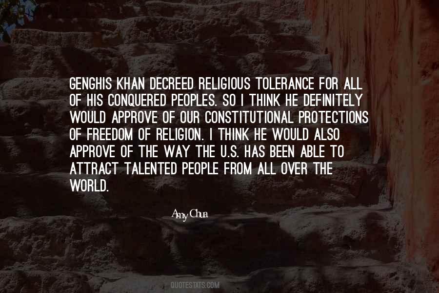 Tolerance Religion Quotes #77969