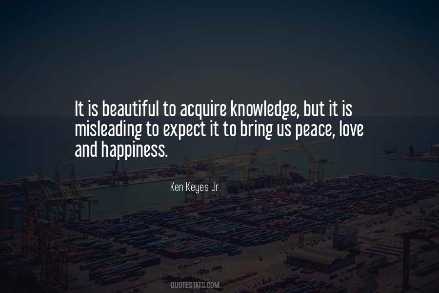 Love Happiness Peace Quotes #1851947