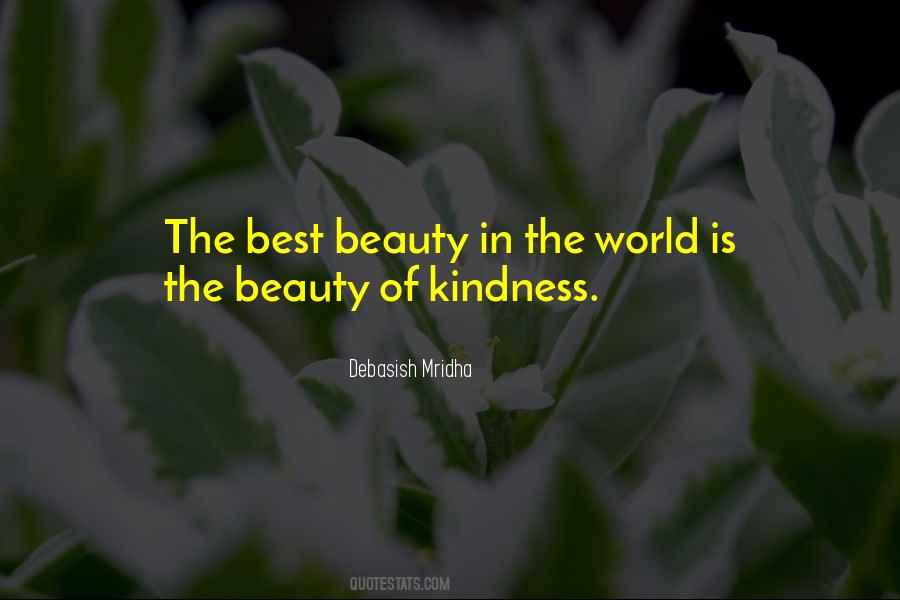 Beauty Kindness Quotes #1568672